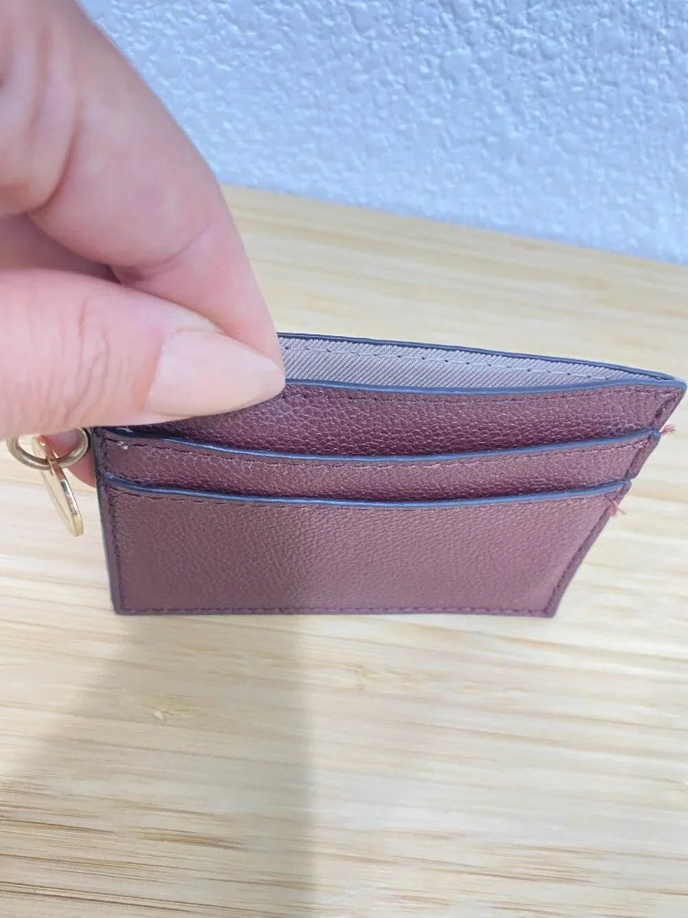 Nine West 3pc Set Burgundy Pebbled Phone Crossbody Wallet Card Case NEW - Picture 12 of 13